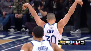 Steph Curry getting cheered every time he touches the ball in Brooklyn