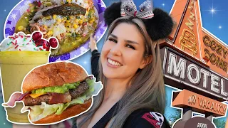 DCA FOOD DAY! What to Eat in CARS LAND | Loaded Fried Tamale & More | Disneyland Vlog 2023