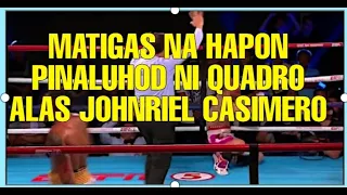 Johnriel Casimero vs Kenya Yamashita fight six rounds knock out.