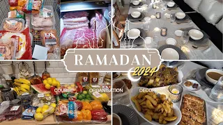 NOS PREPARATIFS RAMADAN 2024 🌙  (Courses, organisation, décoration + table du ftor)