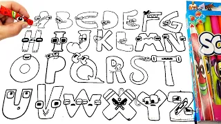 Alphabet Lore (A-Z)- Coloring Pages Alphabet Lore DRAWING and COLORING Tobu - Good Times NCS Release