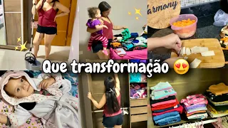 AMEI O RESULTADO - QUARTO DAS MENINAS - MUDAMOS TUDO -  FIZ SOPA DELICIOSA - Aline vida de Mãe