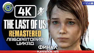 The Last of Us | 100% Прохождение | [4K] PS4Pro — ФИНАЛ [Лаборатория цикад] | #BLACKRINSLER