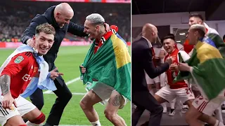 Roy Keane jokingly calls for Erik ten Hag to RESIGN after questionable dance moves