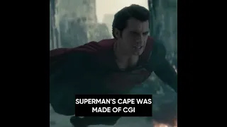 Did You Know That In "Man Of Steel"...? Superman's Cape Was CGI #Shorts,#DCEU,#MOS