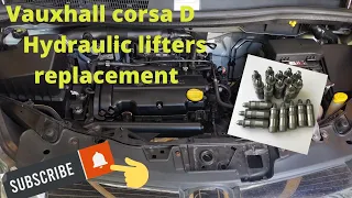 HOW TO DIY replacement of Hydraulic lifters on Vauxhall corsa D