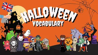Halloween vocabulary for kids in English , ESL Free PDF Worksheet