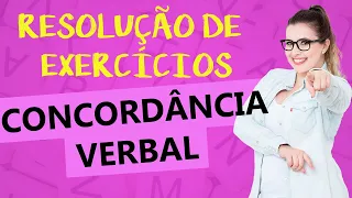 CONCORDÂNCIA VERBAL: EXERCÍCIOS RESOLVIDOS - Profa. Pamba