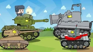 Three mini-episodes / Cartoons about tanks