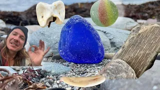 ~ A Brand New Beachcombing Adventure Filled With Fun Finds & Awesome Commentary! Sea Glass Hunting!