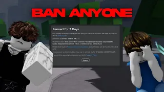 HOW TO BAN ANY TOXIC PLAYER