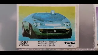 вкладыши от жвачки Turbo турбо серия Black 51-120