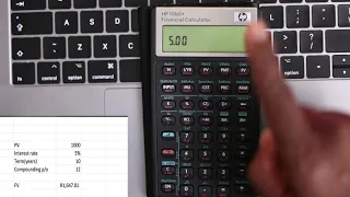 Calculating Future Value of a Bond, using HP 10 BII+ Financial Calculator