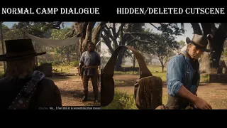 Hidden/Deleted Cutscene of Charles leaving camp in Red Dead Redemption 2