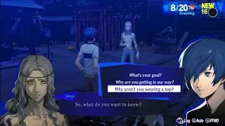 Asking Takaya Why He Doesn't Wear a Top - Persona 3 Reload