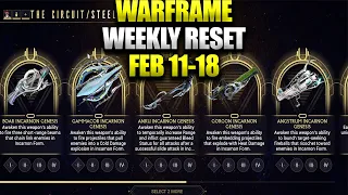 Warframe Weekly Incarnons Reset Feb 11-18! Nightwave New Teshin Shop And More!