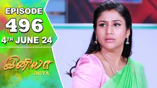 Iniya Serial | Episode 496 | 4th June 2024 | Alya Manasa | Rishi | Saregama TV Shows Tamil