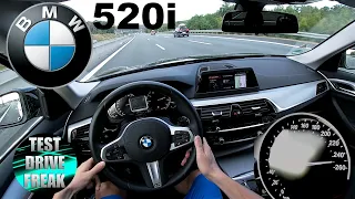 2019 BMW 520i G31 Touring 184 PS TOP SPEED AUTOBAHN DRIVE POV