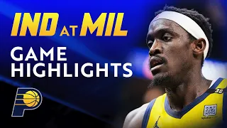 Indiana Pacers Highlights at Milwaukee Bucks (Game 1) | April 21, 2024