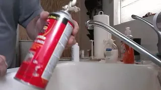 How to remove spray foam from hands with out chemicals that smell.