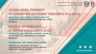 Coloquio laboral permanente: OIT: Cuidados para las personas trabajadoras en el empleo