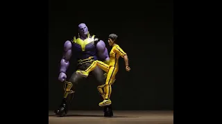 Making of: Bruce Lee vs Thanos #shorts