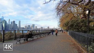 Fall Walking Tour Brooklyn, New York City - Heights & Dumbo | 4K