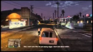 GTA V CJ and the grove street crew Easter egg