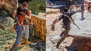 Uncharted Legacy of Thieves Collection PS5 - Rogue Stealth Kills Gameplay (Crushing) 4K / 60FPS