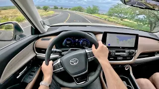 2024 Toyota Grand Highlander (2.4 L Turbo) Platinum AWD- POV Driving Impressions