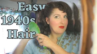 How to set your hair in rollers || 40s/50s hair setting routine || A Guide to Vintage Beauty