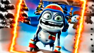 crazy frog in the snow | mix special fx | overlay video edit | awesome audio & visual effects