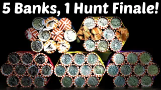 50 ROLLS OF QUARTERS FROM 5 DIFFERENT BANKS: LET'S SEE WHAT WE CAN FIND!