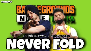 NEVER FOLD : @SidhuMooseWalaOfficial  | PUBG BEAT SYNC MONTAGE | MUSIC+LYRICAL BEAT SYNC