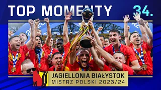 JAGIELLONIA MISTRZEM POLSKI! | WSZYSTKIE GOLE 34. KOLEJKI | TOP MOMENTY | EKSTRAKLASA 2023/24