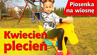 Kwiecień plecień - piosenka na wiosnę - dla dzieci - Lena Sobczyk - podkład - Jangok