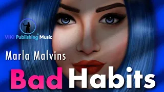 Bad Habits Cover by Marla Malvins | Female Cover | Ed Sheeran | Visualizer | 4K | VIKI Publishing