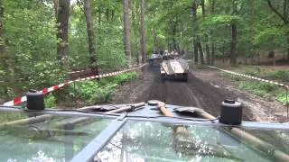 SdKfz 8 tour dans les bois d'Overloon Militracks 2014