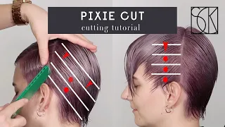 PIXIE HAIRCUT WITH FRINGES - TUTORIAL by SCK