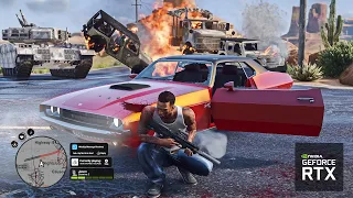 I'm not gonna lie, GTA 6 chases have to look like this - Army & Police Intense Chase [GTA 5 PC Mod]