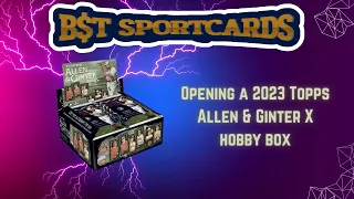 Opening a 2023 Topps Allen & Ginter X Baseball Hobby Box 😮🔥