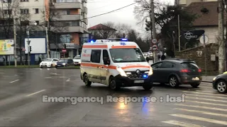 2x Ambulanța SAJ IS B1/B2 EMU 907/908 Renault Master Responding | Iași