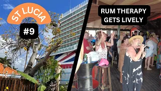 P&O Arvia Caribbean Cruise ..ST Lucia .. Rainforest , Rum Therapy #9