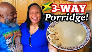 How to make THE BEST Jamaican 3-Way Porridge! | Deddy's Kitchen