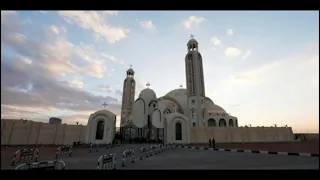 Night Vigil Coptic monastery of st. Macarius, Egypt الدير القبطي للشارع ش. مقاريوس ، مصر.