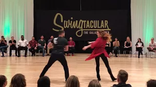 Swingtacular Invitational JnJ 2017 - Ben Morris and Alyssa Glanville 2nd Place