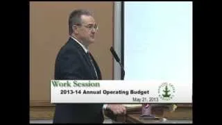 05/21/13 Board of Commissioners Work Session