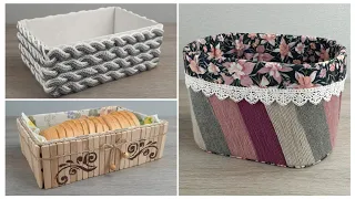 Original DIY organizers made from different materials