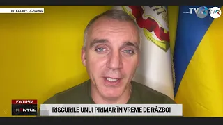 Frontul: Interviu exclusiv cu primarul orașului Mykolaiv (@TVR1)