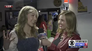 Paige Anne live interview at American Idol watch party